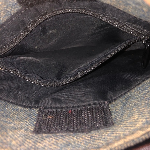 Faded denim wash jean purse - Picture 4 of 6